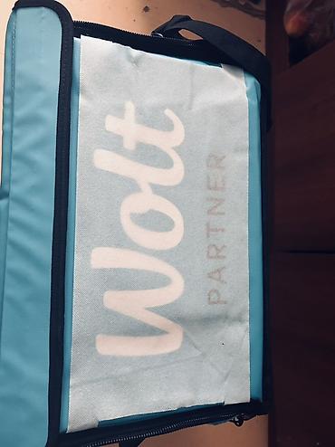 Wolt Partner termo çanta - Rəng: mavi (Wolt loqolu) - Tip