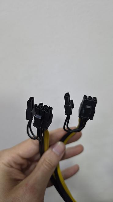 pci: Переходник питания PCI‑Express: 6‑pin (PCIe) → два разъёма 6+2‑pin — 4