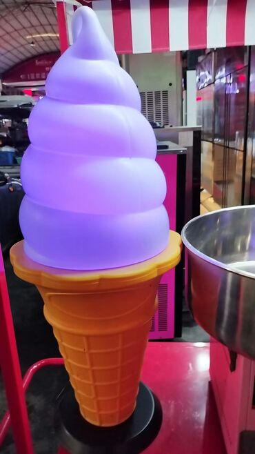 оборудование для мороженое: Муляж мороженое. Бизнесинизге көрк кошот. Кечкисин күйүп турат
