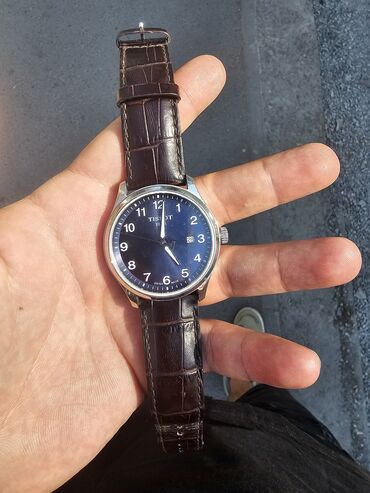 тонкие часы: Продаю оригинальные часы Tissot 1853, состояние идеальное одевал