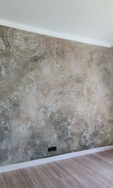 Digər divar panelləri: Xüsusi dekorativ divar boyası və relyef panelləri – Şərq naxışlı — 6