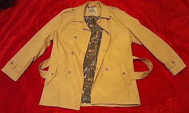Плащи: Плащ, Massimo Dutti, 2XL, цвет - Бежевый — 1