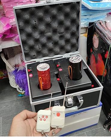Fişənglər şousu: Uzaqdan idarə edilen fontan fisheng aparat. ister icare ister — 1