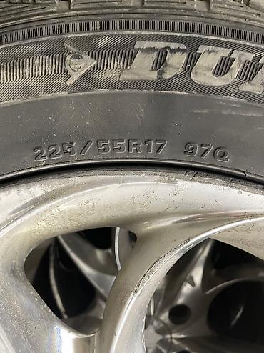 Шины: Шины 225 / 55 / R 17, Зима, Б/у, Комплект, Легковые, Dunlop — 2