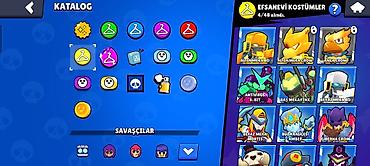 will: Brawl Stars hesabı – yüksək səviyyəli kolleksiya - Kupa yolu: 23 679 — 6