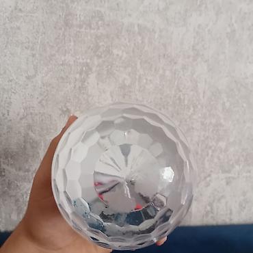 Другое освещение: LED disko işıqı və musiqi pleyeri - 360° fırlanan kristal kuboklu LED — 2