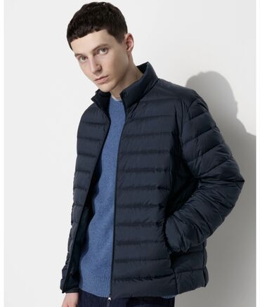 вечернее платье а силуэта: Эркектердин курткасы, 2XL (EU 44), Uniqlo, Колдонулган, түсү - Көк, Өзү алып кетүү