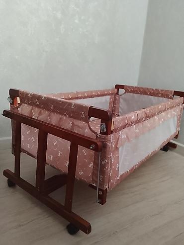Люлька, Б/у, Колыбель, Дерево, цвет - Коричневый, Самовывоз, Платная доставка at lalafo.kg Люлька, Б/у, Колыбель, Дерево, цвет - Коричневый, Самовывоз, Платная доставка