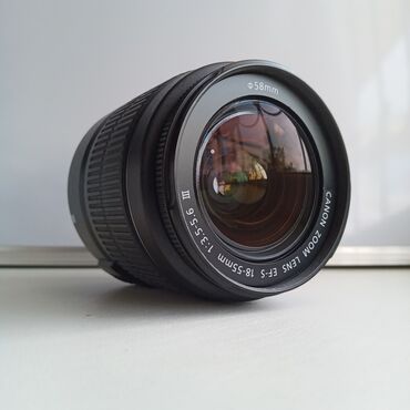 Obyektivlər və filtrləri: Canon 18-55mm lens
18-55 mm linza
18 55 mm obyektiv