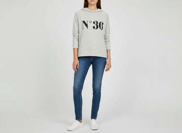 Bluzy z kapturem: H&M, Bluza z kapturem damska, rozmiar S