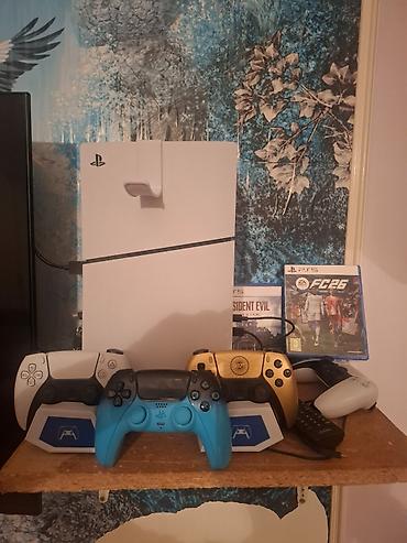 iphon 5: PlayStation 5 oyun seti - Konsol: Sony PlayStation 5 (ağ rəng) — 1