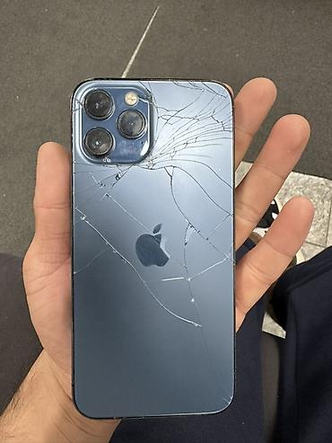 Уюлдук телефондор жана аксессуарлар: IPhone 12 Pro, Колдонулган, 512 ГБ, Pacific Blue, Коргоочу айнек, Каптама, 90 % — 2
