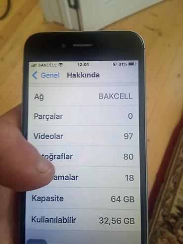 bluetooth qulaqciq: IPhone 6s, 64 GB, Gümüşü, Barmaq izi — 4