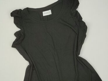 czarne bluzki z krótkim rękawem allegro: Diverse, Women's blouse, S (EU 36)