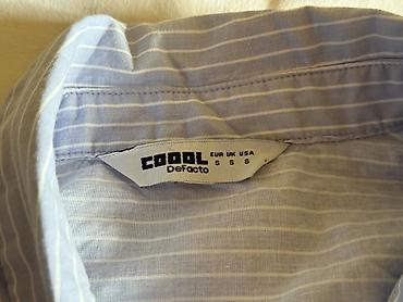 killah jeans: DeFacto pamučna crop košulja na prugice (pamuk 100%), S veličine. Nije — 2