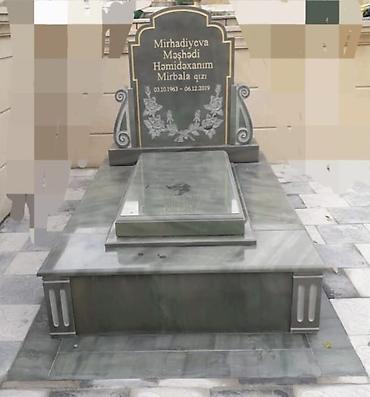 Başqa xidmətlər: Qranit məzar və başdaşı dizayn-istehsalı - Material: təbii qranit — 22
