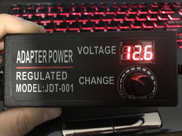 komputer adapter: Power Adapter 9 - 24 Volt 3A Üzərində Voltajı artırıb azaldan qolu