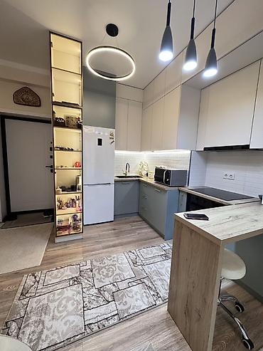 46: 2 комнаты, 46 м², Асанбай мкр Элитка, 5 этаж, Евроремонт — 5