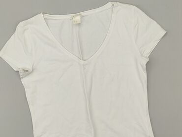 czekoladowy t shirty damskie: H&M, M, stan - Bardzo dobry