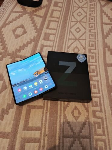 телефоны samsung: Samsung Galaxy Fold 4, Б/у, 256 ГБ, цвет - Черный, 2 SIM