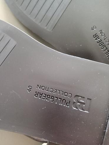 Sandale: PULL&BEAR kožne sandale – tamno braon.Proizvodjač Španija. - — 6