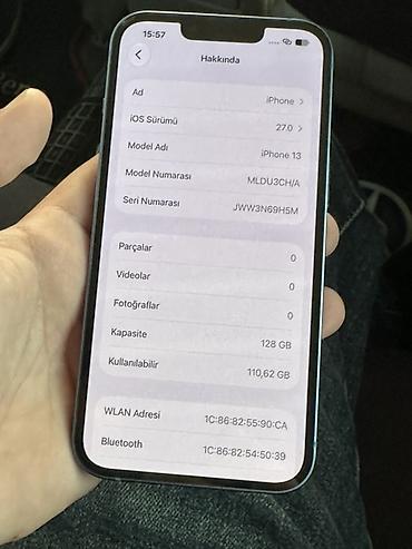 Apple iPhone: IPhone 13, Mavi, Face ID — 5