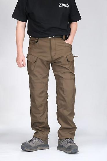 сека: Мужские тактические брюки карго, цвет — хаки/олива. Особенности: - — 1