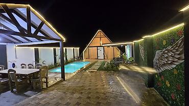 Günlük kirayə evlər: Bağ evi kirayə verilir, Mərdəkan Mərdəkanda yerləşən isti, hovuzlu bağ — 12