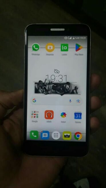 alcatel one touch 910: Alcatel Shine Lite, 16 GB, rəng - Qızılı, Barmaq izi, İki sim kartlı