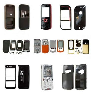 нок: Распродажа корпусов на телефоны Нокиа цены от150 сом до 450 сом !