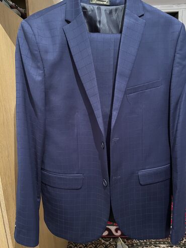 пошив верхней одежды: Костюм 4XL (EU 48), цвет - Синий