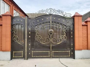 Сварка: Ковка, ворота, лестница, перила, тапчан, качели, навес — 14