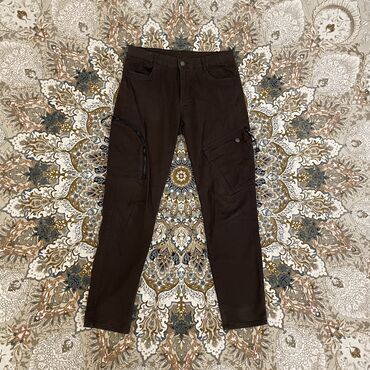 купить мужские штаны: Брюки M (EU 38), цвет - Коричневый