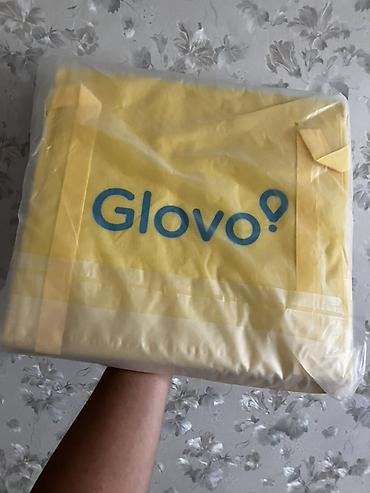 Сумки: Сумка-тоут Glovo (желтая) новая 2000 сом обмен приветствуется - — 1