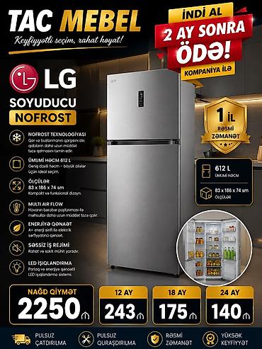nothing phone 2: Yeni 2 qapılı LG Soyuducu Satılır, rəng - Ağ, Kredit var — 1