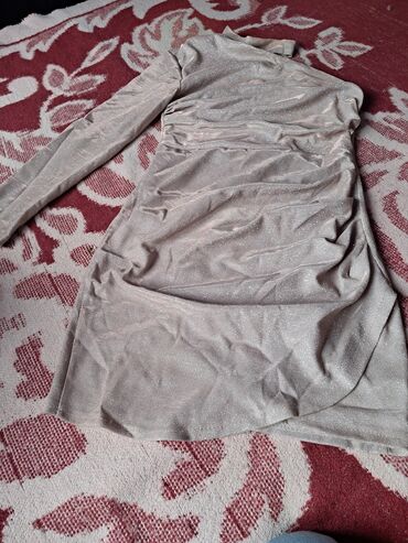 letnje haljine sa karnerima: M (EU 38), color - Beige, Other sleeves