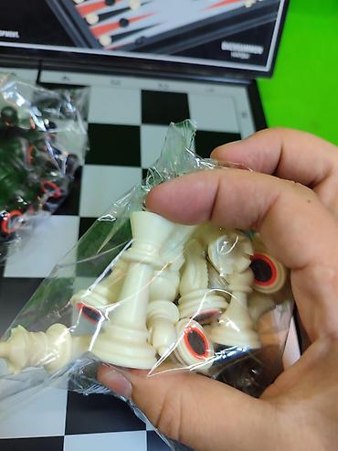 крестики нолики: Шахматы нарды шашки игра настольная 3 в 1♟️ Комплектация товара: 16 — 4