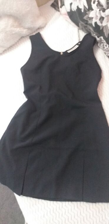 haljine sa tričetvrt rukavima: M (EU 38), bоја - Crna, Večernji, maturski, Kratkih rukava