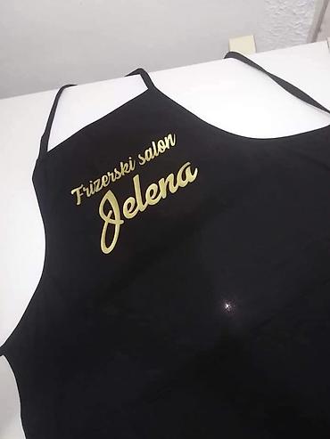 Kuhinjski tekstil: Kecelje personalizovane sa štampom po zelji. Kecelje u živim bojama — 18