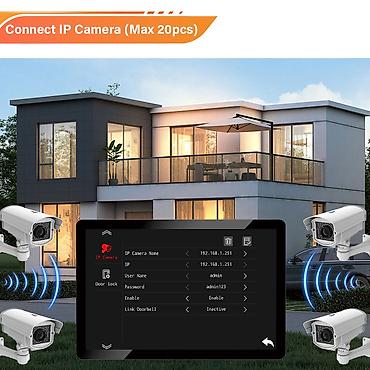 poe adapter: Domofon 10 inch Farhd V3+S10-IP (Tuya) Описание продукта Особенности — 4