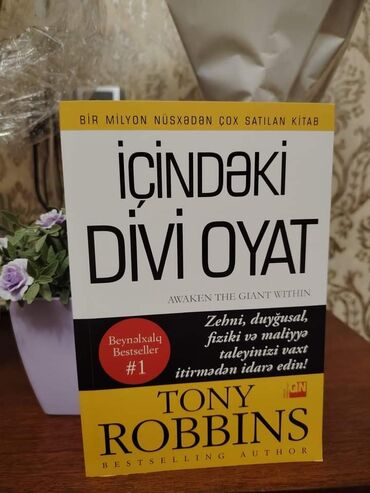 dini kitab: 💥Yeni gəldi💥 📚Tony Robbins-İçindəki divi oyat 🚇Metrolara, ✈Xarici