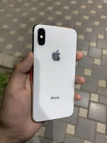 Apple iPhone: IPhone X, 64 GB, White Titanium