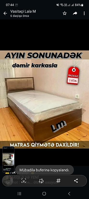 tek kravat: Birnəfərlik, Bazasız, Pulsuz matras, Siyirməsiz — 3