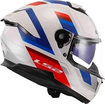 strelica: LS2 Stream II integralna moto kaciga – bela sa sportskim — 9