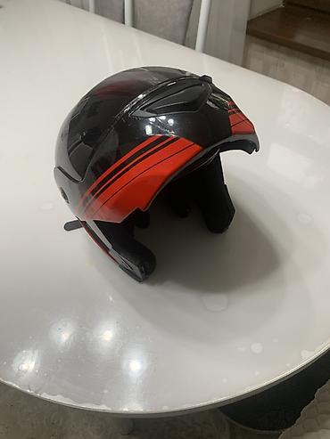 black ice: Мотошлем ORZ Helmets, открытого типа (Jet) с откидным затемнённым — 3