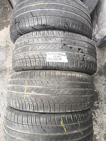 mishlen: Шины 205 / 45 / R 17, Лето, Б/у, Комплект, Легковые, Michelin — 1