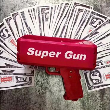oyuncaq silah: Ürün açıklaması Supreme Para Tabancası - Para Saçma Tabancası - Para