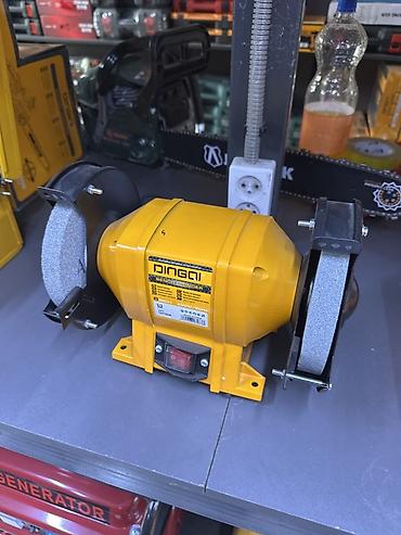 китайский тегирмен: Настольный точильный станок DINGQI Bench Grinder - Диаметр кругов: 6 — 2