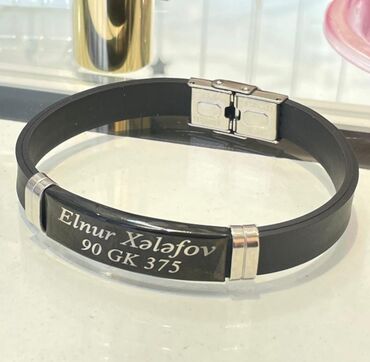 Bilərziklər: Özəl Lazer yazılı qolbaqlar — 6