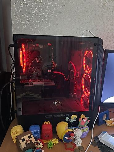 ofis komputeri: TƏK SİSTEM BLOKU Gaming/ofis stolüstü kompüter – DarkFlash şüşə — 1